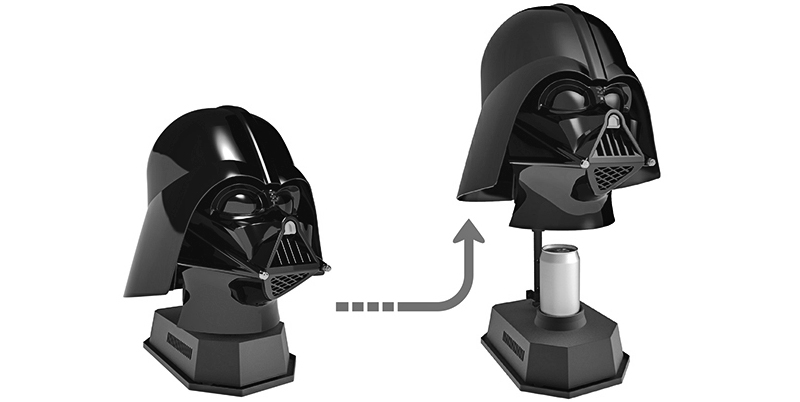 Illustration for article titled Only Die-Hard Star Wars Fans Will Buy a Vader Fridge That Holds a Single Can